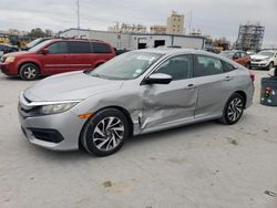 Salvage cars for sale at New Orleans, LA auction: 2016 Honda Civic EX