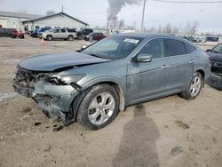 Salvage cars for sale at Pekin, IL auction: 2010 Honda Accord Crosstour EXL