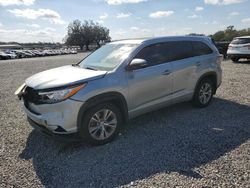 Toyota Highlander salvage cars for sale: 2014 Toyota Highlander XLE