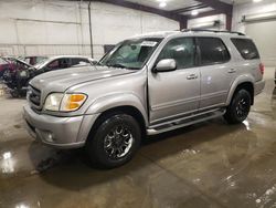 Salvage cars for sale at Avon, MN auction: 2003 Toyota Sequoia SR5