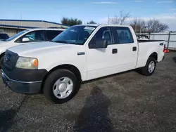 Salvage trucks for sale at Sacramento, CA auction: 2008 Ford F150 Supercrew