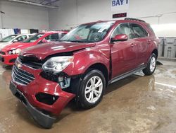 Chevrolet Equinox lt salvage cars for sale: 2017 Chevrolet Equinox LT