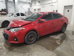 Salvage cars for sale from Copart Ottawa, ON: 2016 Toyota Corolla L