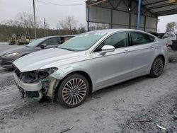 Salvage cars for sale at Cartersville, GA auction: 2017 Ford Fusion Titanium