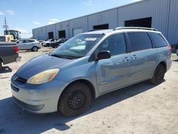 Salvage cars for sale at Jacksonville, FL auction: 2004 Toyota Sienna CE