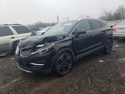 Salvage cars for sale at Hillsborough, NJ auction: 2018 Lincoln MKC Reserve