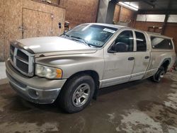 Salvage cars for sale from Copart Ebensburg, PA: 2002 Dodge RAM 1500