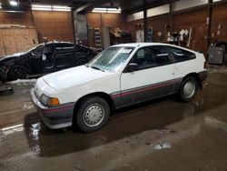 Salvage cars for sale at Ebensburg, PA auction: 1986 Honda Civic CRX 1.5 HF