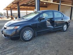 Salvage cars for sale at Tanner, AL auction: 2009 Honda Civic Hybrid