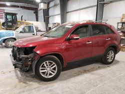 Salvage cars for sale at Greenwood, NE auction: 2014 KIA Sorento LX