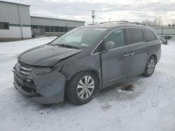 Salvage cars for sale from Copart Leroy, NY: 2017 Honda Odyssey EXL