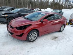 Salvage cars for sale at Cookstown, ON auction: 2016 Hyundai Elantra SE