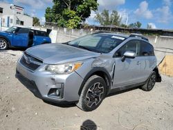 Salvage cars for sale at Opa Locka, FL auction: 2017 Subaru Crosstrek Premium