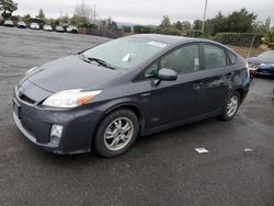 Salvage cars for sale at San Martin, CA auction: 2011 Toyota Prius