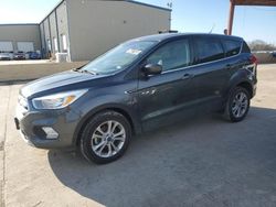 Salvage cars for sale at Wilmer, TX auction: 2019 Ford Escape SE