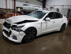 Salvage cars for sale at West Mifflin, PA auction: 2017 Infiniti Q50 Premium