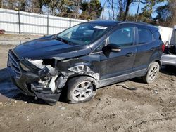 Salvage cars for sale at Hampton, VA auction: 2020 Ford Ecosport SE