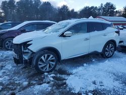 Salvage cars for sale at Mendon, MA auction: 2019 Nissan Murano S