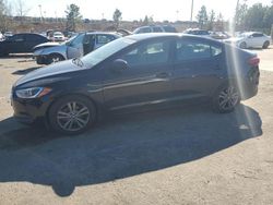 Salvage cars for sale at Gaston, SC auction: 2018 Hyundai Elantra SEL