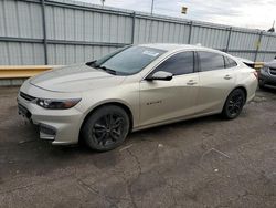 Salvage cars for sale at Dyer, IN auction: 2016 Chevrolet Malibu LT