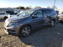 Salvage cars for sale from Copart Sacramento, CA: 2016 Honda Pilot EXL