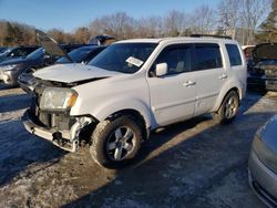 Salvage cars for sale at North Billerica, MA auction: 2009 Honda Pilot EXL