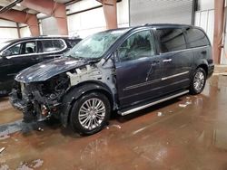 Salvage cars for sale at Lansing, MI auction: 2014 Chrysler Town & Country Touring L