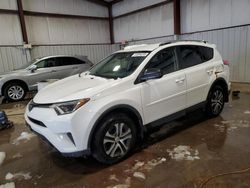 Salvage cars for sale at Pennsburg, PA auction: 2017 Toyota Rav4 LE