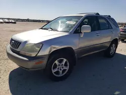 Salvage cars for sale from Copart San Antonio, TX: 2002 Lexus RX 300