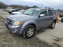 Salvage cars for sale at Windsor, NJ auction: 2008 Ford Escape Limited