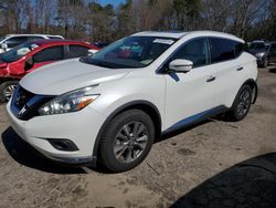 Salvage cars for sale from Copart Austell, GA: 2017 Nissan Murano S