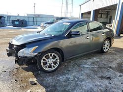 Salvage cars for sale from Copart Chicago Heights, IL: 2012 Nissan Maxima S