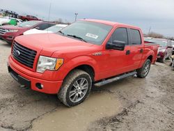 Salvage cars for sale at Indianapolis, IN auction: 2014 Ford F150 Supercrew