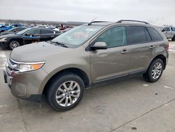 Salvage cars for sale at Grand Prairie, TX auction: 2014 Ford Edge SEL