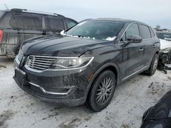 Salvage cars for sale at Elgin, IL auction: 2017 Lincoln MKX Premiere