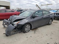 Salvage cars for sale at Kansas City, KS auction: 2017 Toyota Prius