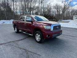 Salvage trucks for sale at North Billerica, MA auction: 2007 Toyota Tundra Crewmax Limited