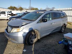 Salvage cars for sale at Sacramento, CA auction: 2013 Honda Odyssey EXL