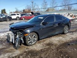 Honda Civic salvage cars for sale: 2017 Honda Civic EX