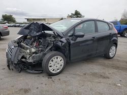 Salvage cars for sale at San Martin, CA auction: 2017 Ford Fiesta S