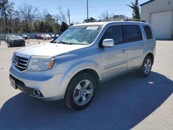 Salvage cars for sale at Savannah, GA auction: 2013 Honda Pilot EXL