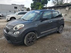 Salvage cars for sale at Opa Locka, FL auction: 2015 Fiat 500L Trekking