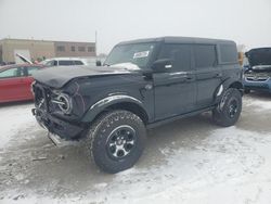 Salvage cars for sale at Kansas City, KS auction: 2022 Ford Bronco Base