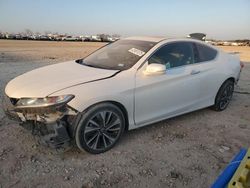 Salvage cars for sale at San Antonio, TX auction: 2017 Honda Accord EXL