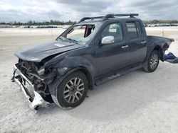 Salvage cars for sale at Arcadia, FL auction: 2010 Nissan Frontier Crew Cab SE