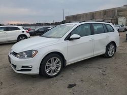 Salvage cars for sale at Fredericksburg, VA auction: 2015 Volkswagen Golf Sportwagen TDI S