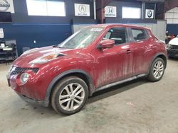 Salvage cars for sale at East Granby, CT auction: 2015 Nissan Juke S