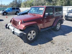 Salvage cars for sale at Riverview, FL auction: 2007 Jeep Wrangler Sahara