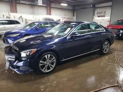 Salvage cars for sale at Elgin, IL auction: 2015 Mercedes-Benz C 300 4matic