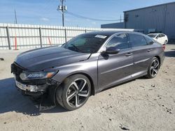 Salvage cars for sale at Jacksonville, FL auction: 2018 Honda Accord Sport